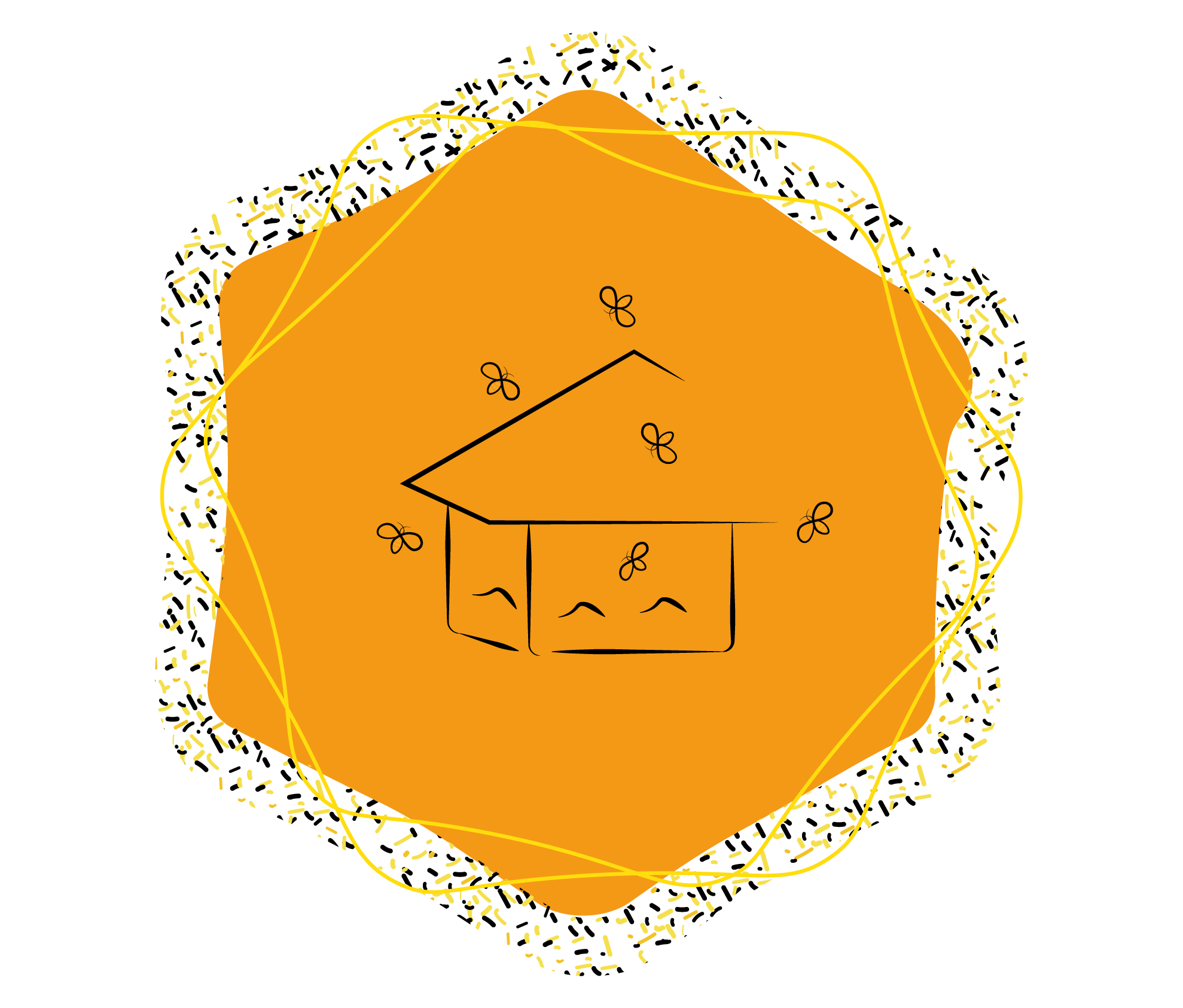 Logo Spa des Abeilles orange